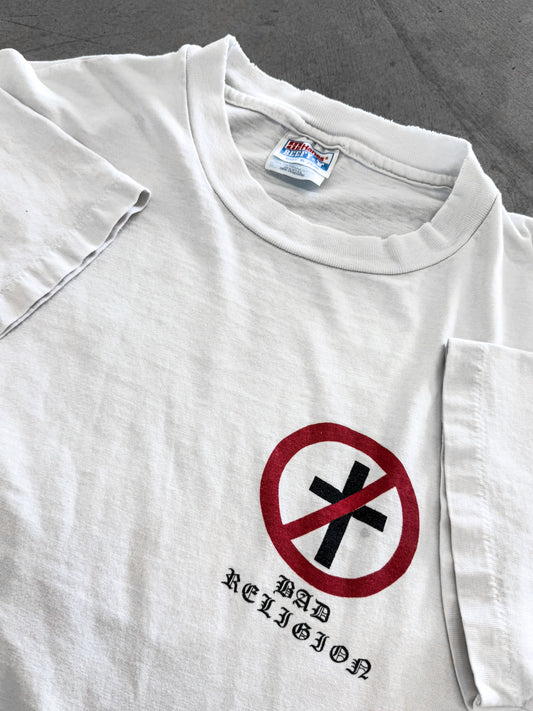 Vintage 90s Bad Religion x Pearl Jam Concert Bootleg Tee ( XL )