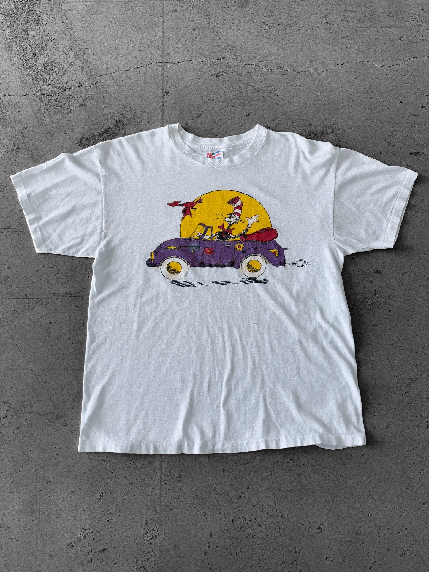 Vintage 90’s Cat In The Hat Grateful Dead Parody Tee ( Large )