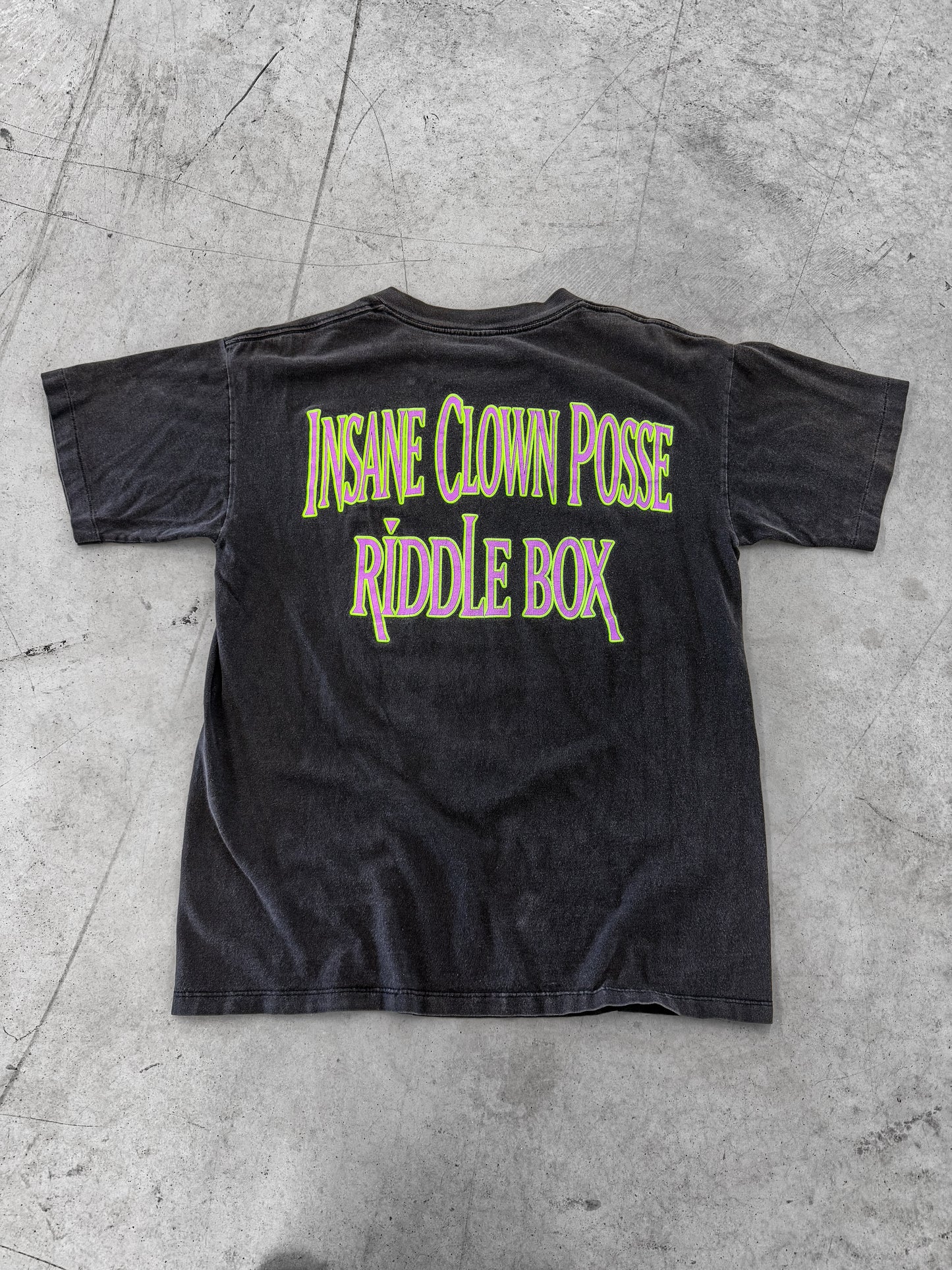 Vintage 1996 Insane Clown Posse Riddle Box Tee ( Large )