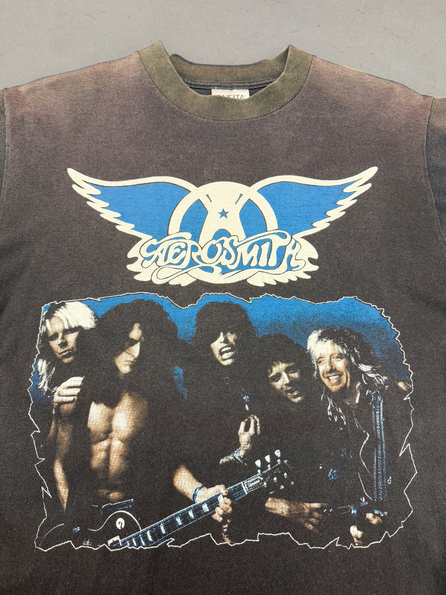Vintage 1987 Aerosmith Permanent Vacation Tour Tee ( Medium )