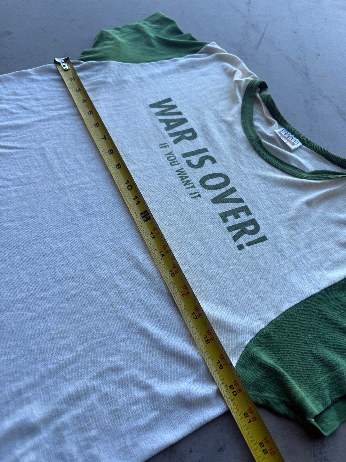 Vintage 70s “War Is Over , If You Want It” John Lennon Yoko Tee ( XL )