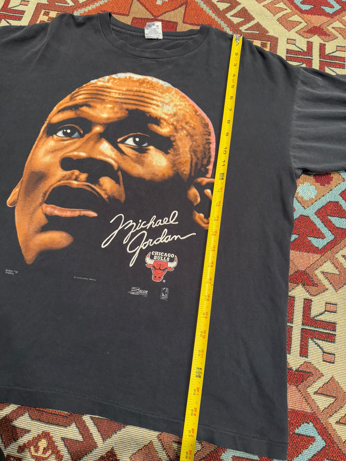 Vintage 1991 Micheal Jordan Big Face Salem Sportswear Tee ( XL )