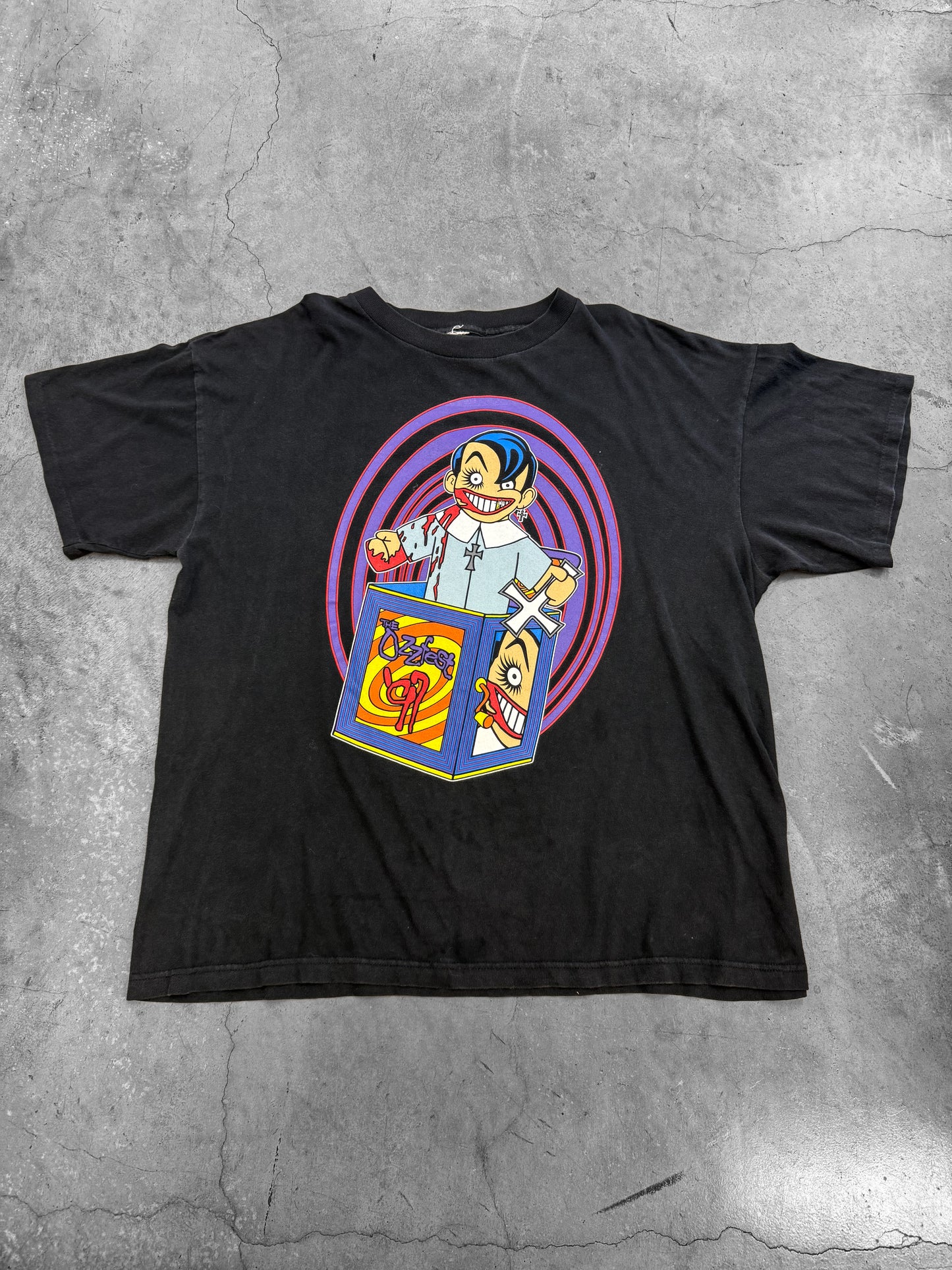 Vintage 1997 Ozzfest Puppet Concert Tee ( XXL )