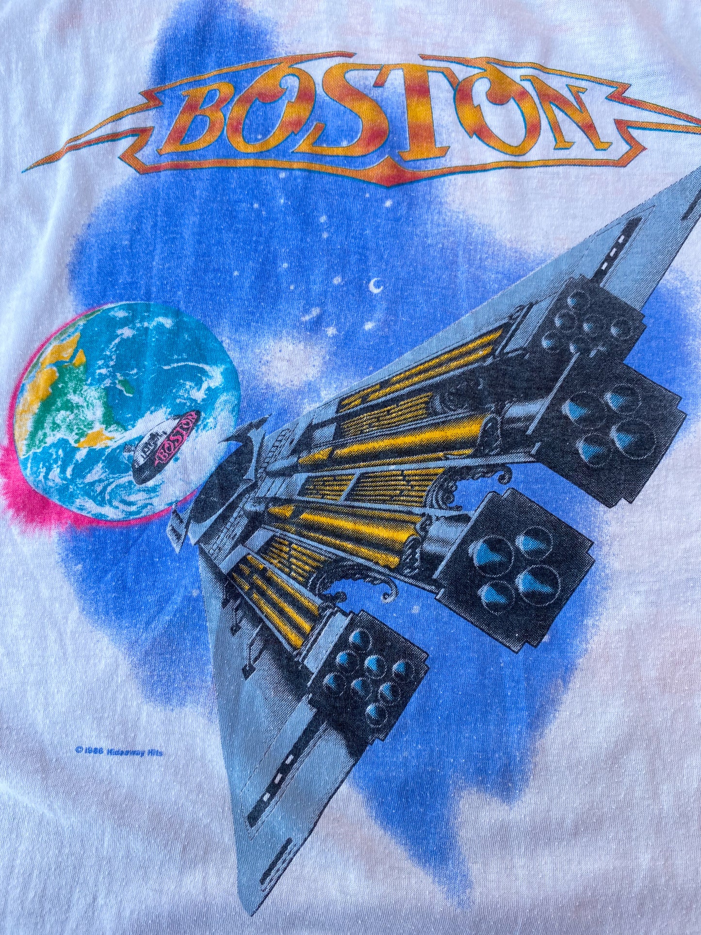 Vintage 1987 Boston U.S Tour Band Tee ( Med )