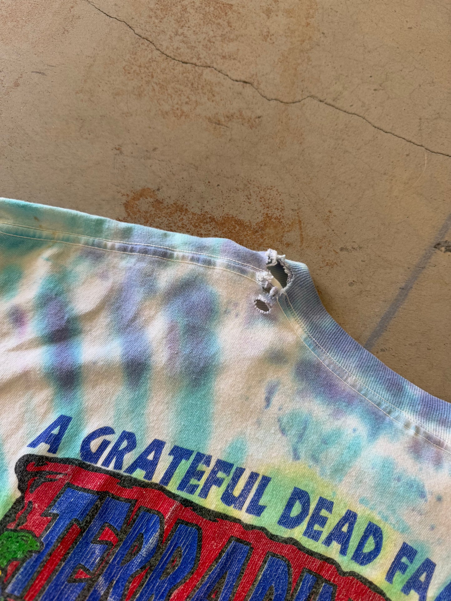 Vintage 2002 Grateful Dead Terrapin Station Family Reunion Tour Tee ( XL )