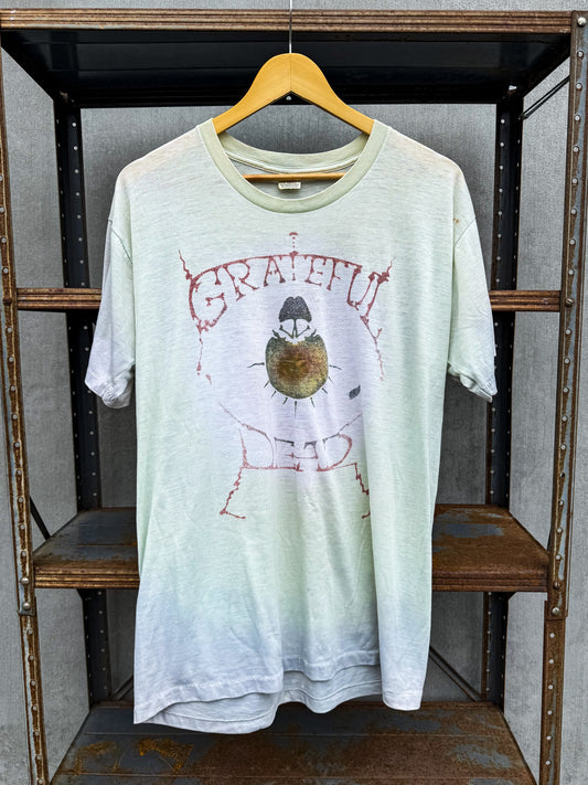 Vintage 70s Grateful Dead Parking Lot Bootleg Tee ( Large )