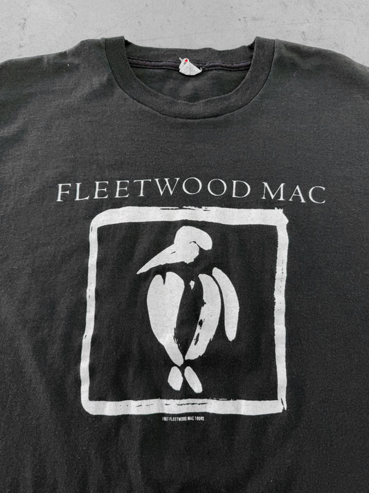 Vintage 1987 Fleetwood Mac The Mac Is Back Tour Tee ( Medium )