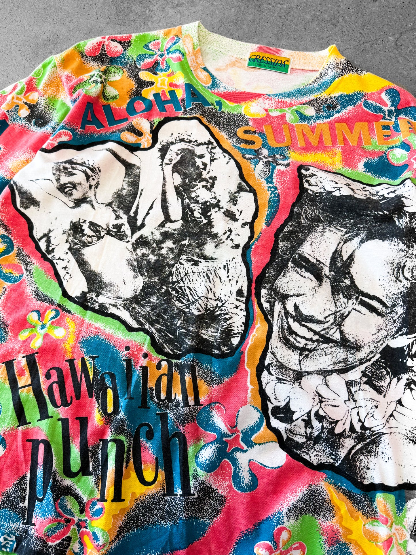 Vintage 90s Hawaiian Punch Aloha Summer Tee ( Large )