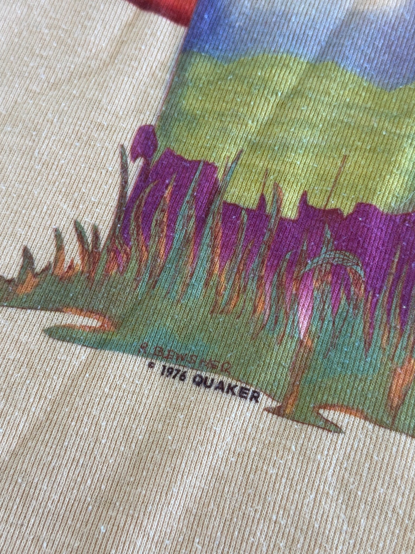 Vintage 1976 Mushroom Art Tee ( Medium )