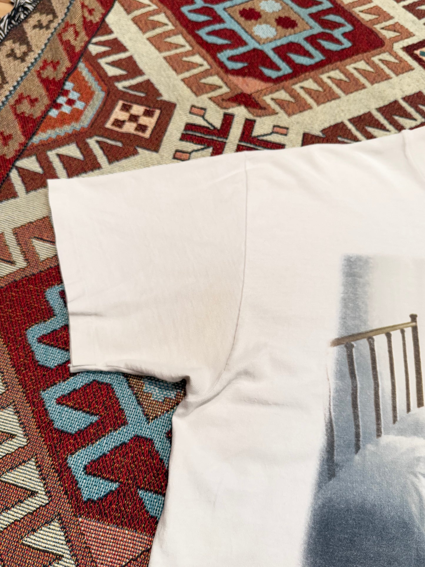 Vintage 1995 Live Band White Brockum Band Rock Rare Tee ( XL )