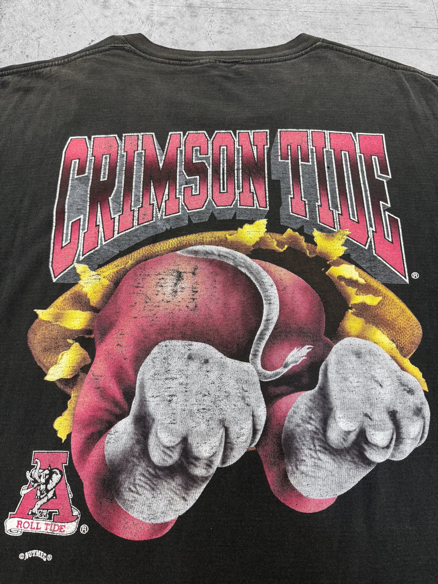 Vintage 90s Alabama Crimson Tide BreakThrough Tee ( XL )