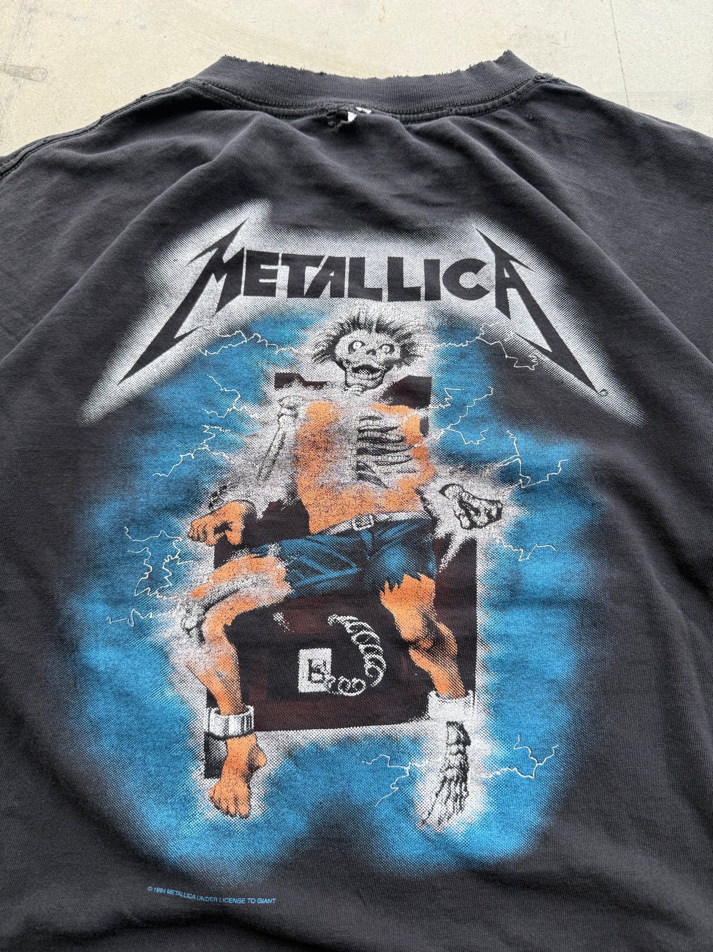 Vintage 1994 Metallica Kill Em All Giant Band Tee ( XL )