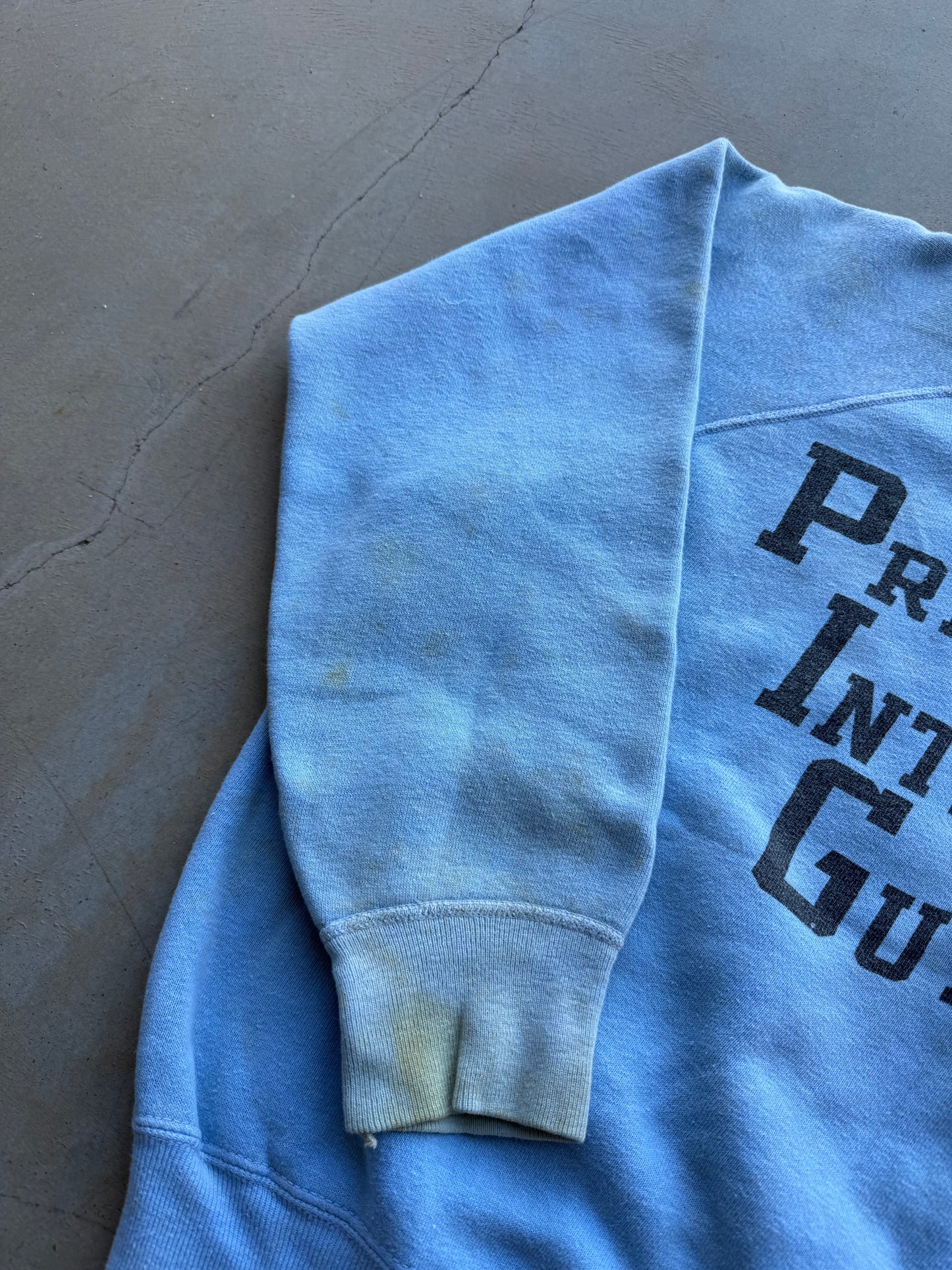 Vintage 6 0 s Pig 48th Precinct NYC Blue Sweatshirt ( Medium )