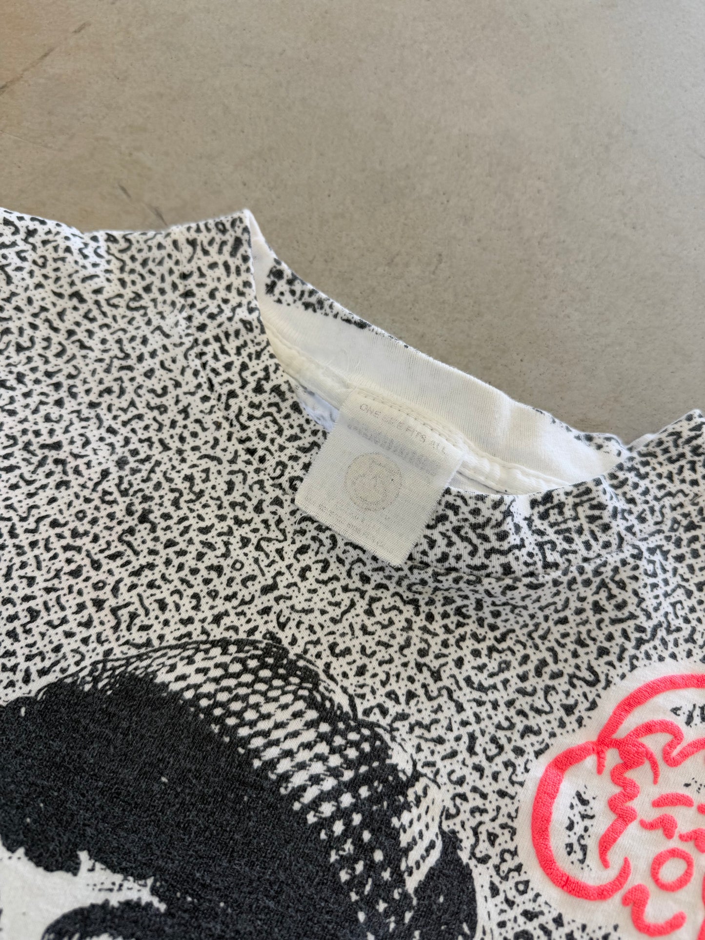 Vintage 1990s Ringly Bros Circus Clown AOP Tee ( Large )