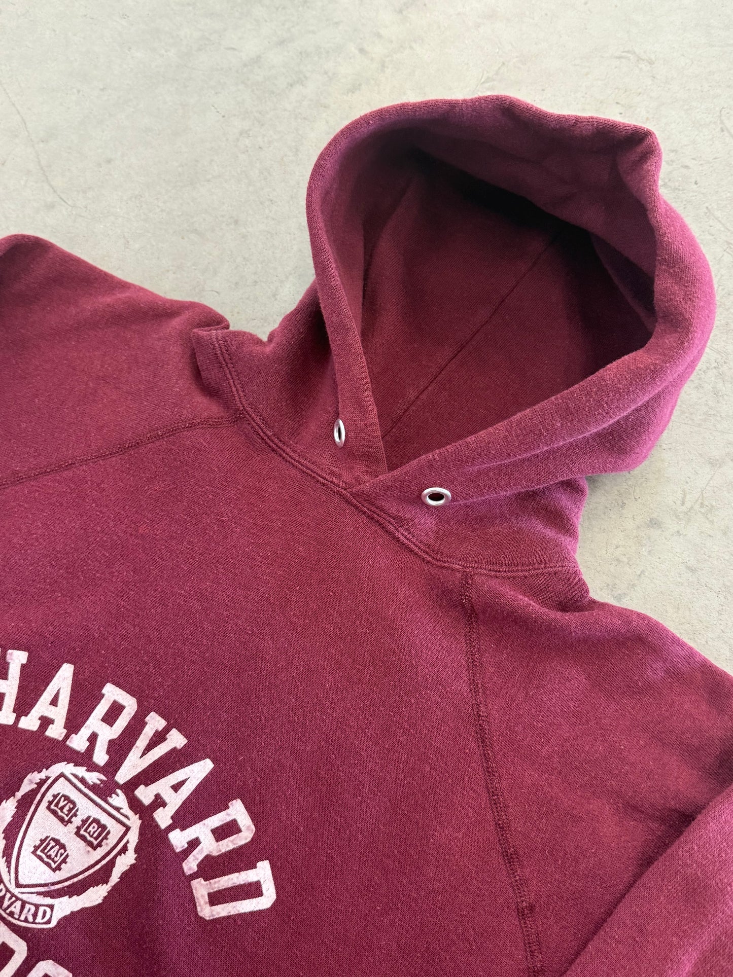 Vintage 8 0 s Harvard University Champion Hoodie ( Medium )
