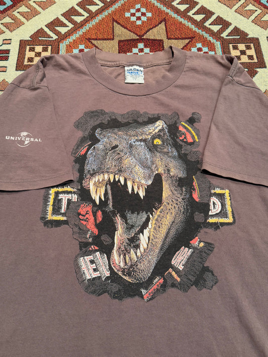 Vintage 1996 Jurassic Park The Lost World Movie Promo Tee ( Large )
