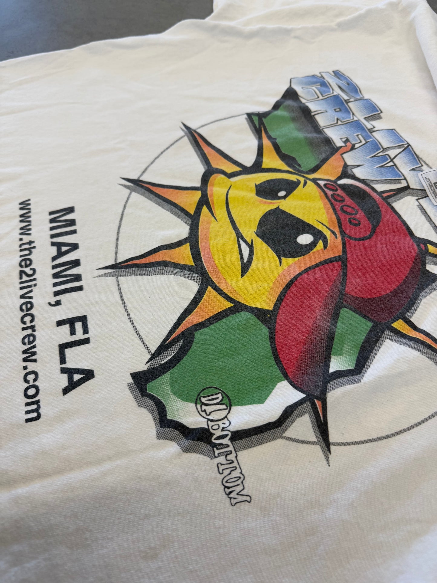 Vintage 2Live Crew Y-2-Nasty Tour Bootleg Rap Promo Tee ( XL )