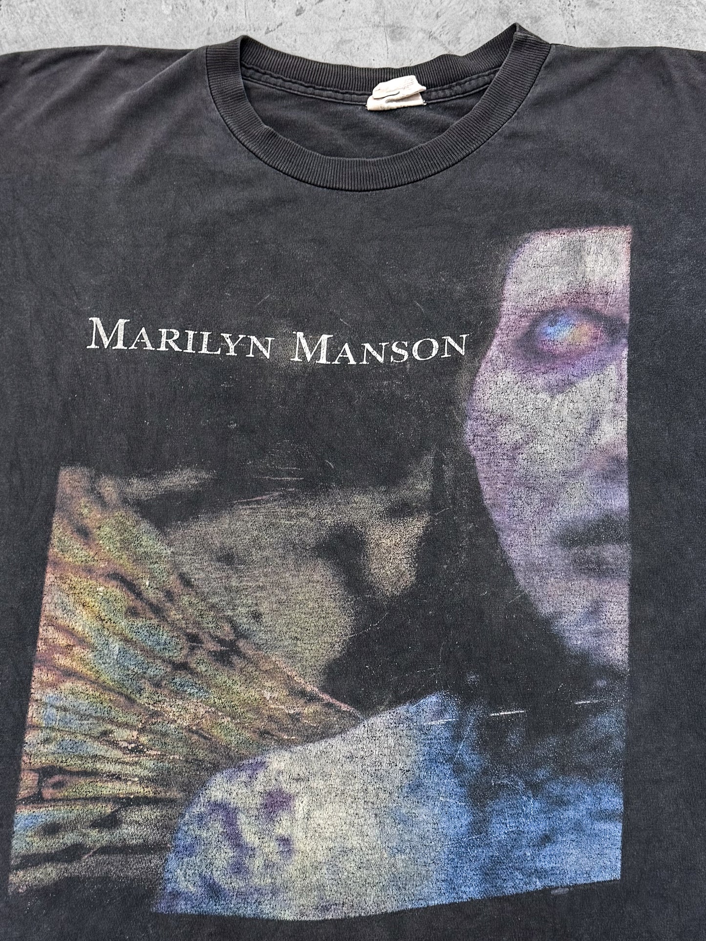 Vintage 1996 Marilyn Manson Anti Christ Band Tee ( Large )