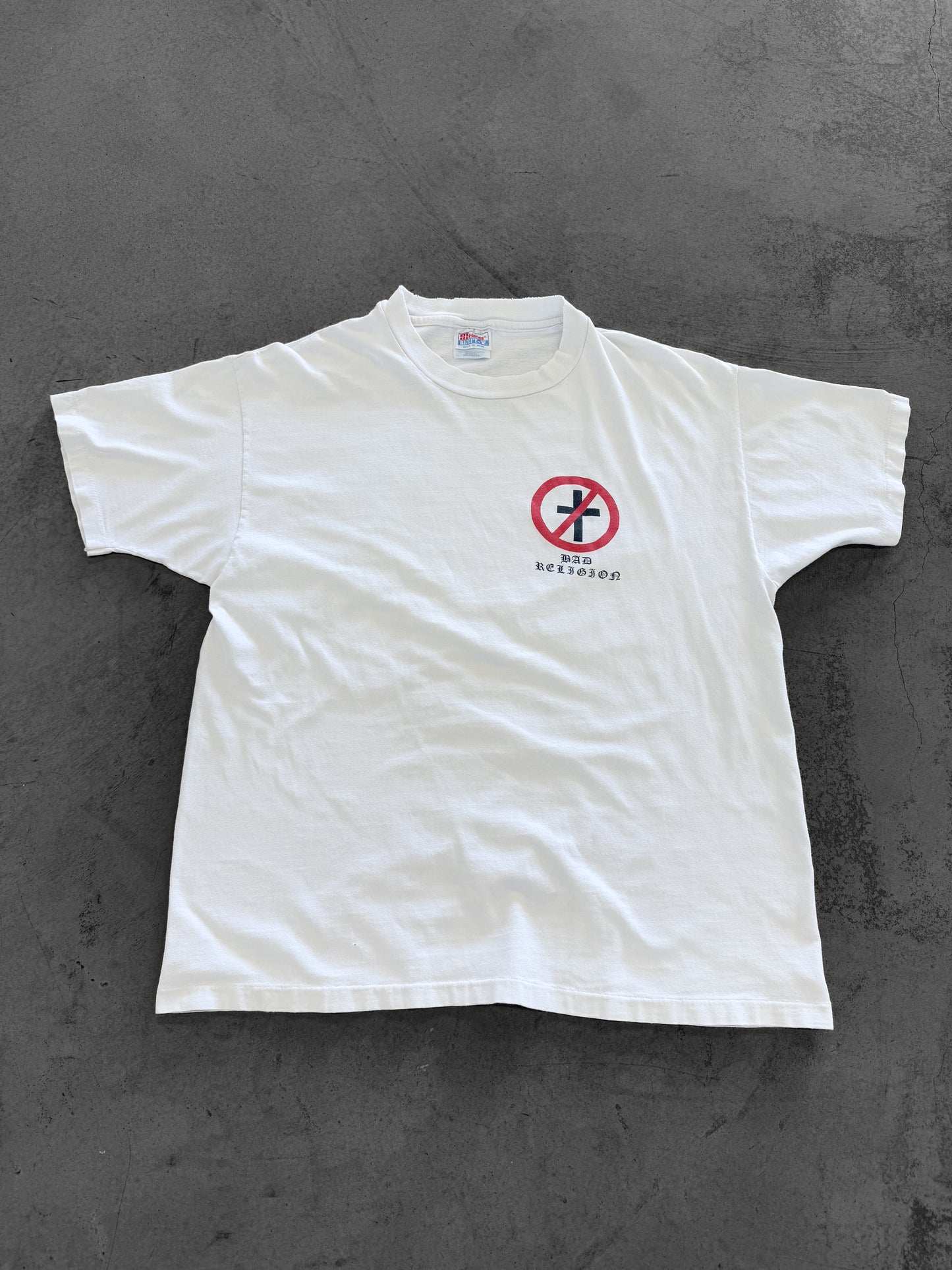 Vintage 90s Bad Religion x Pearl Jam Concert Bootleg Tee ( XL )