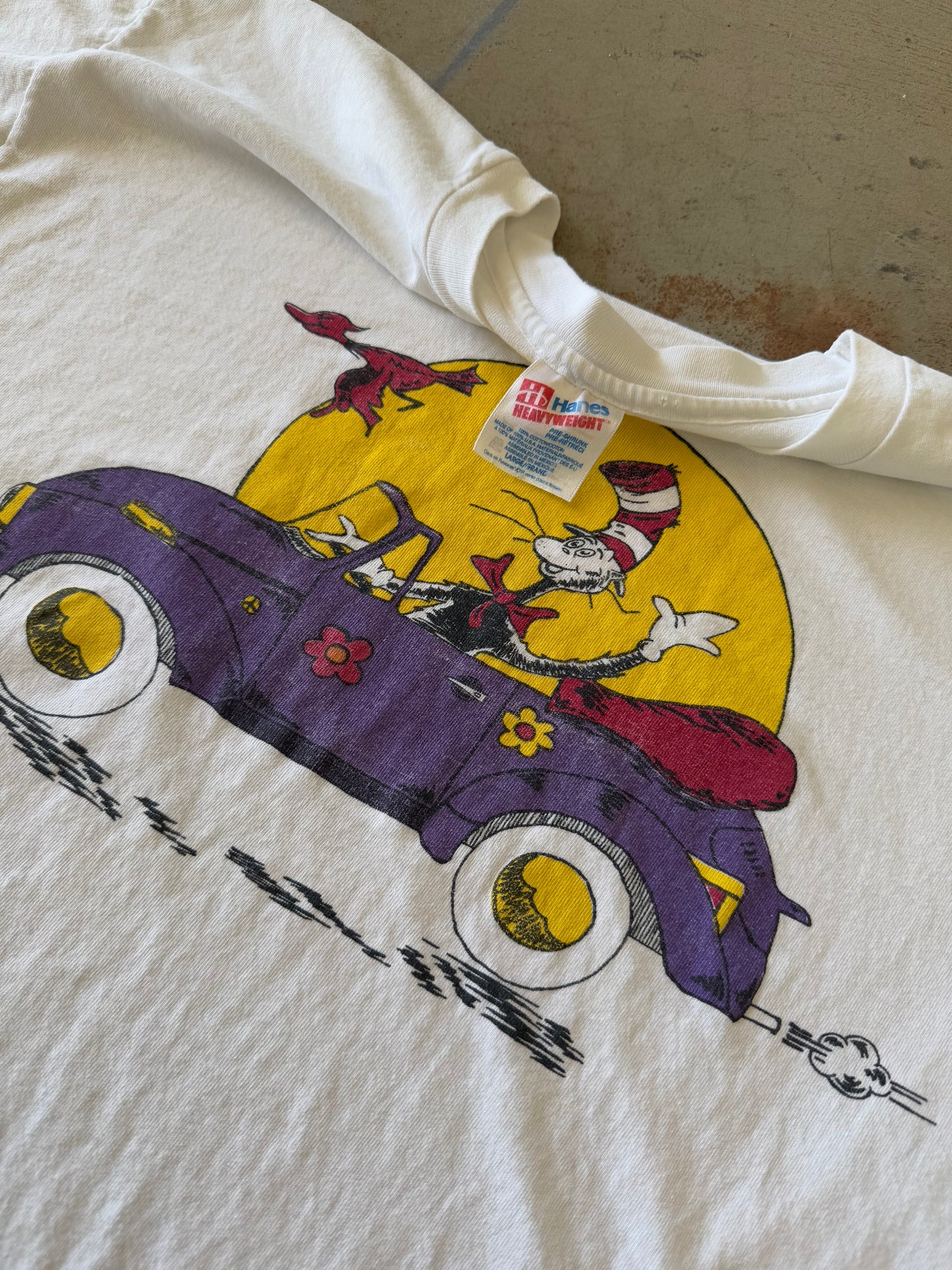 Vintage 90’s Cat In The Hat Grateful Dead Parody Tee ( Large )