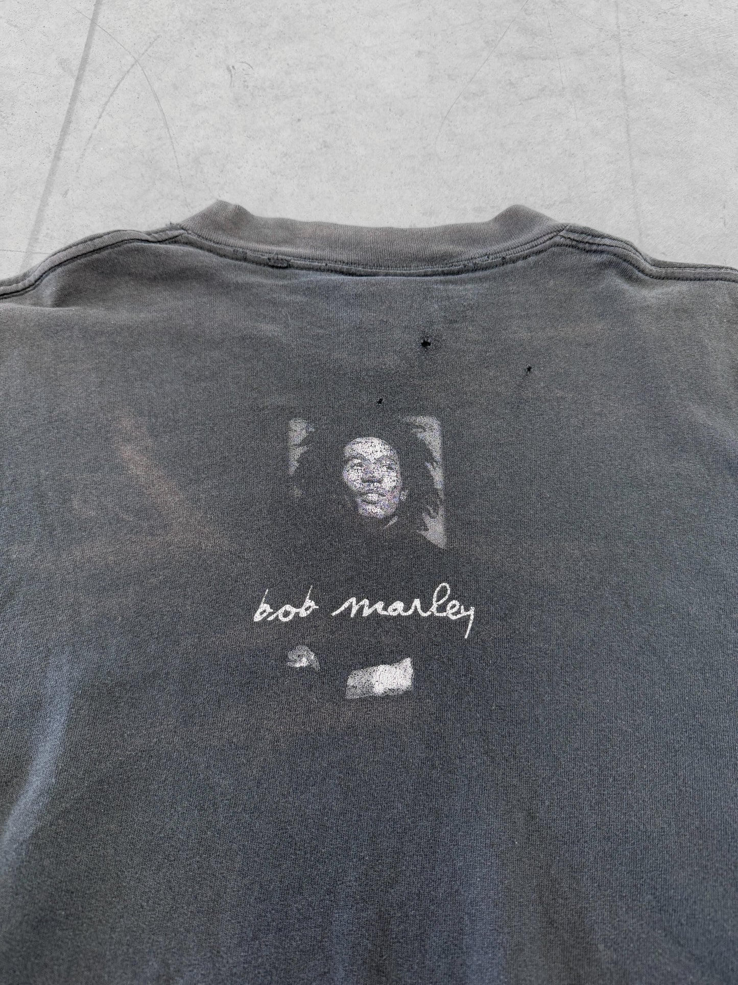 Vintage 90s Faded Bob Marley Portrait Tee ( XL )