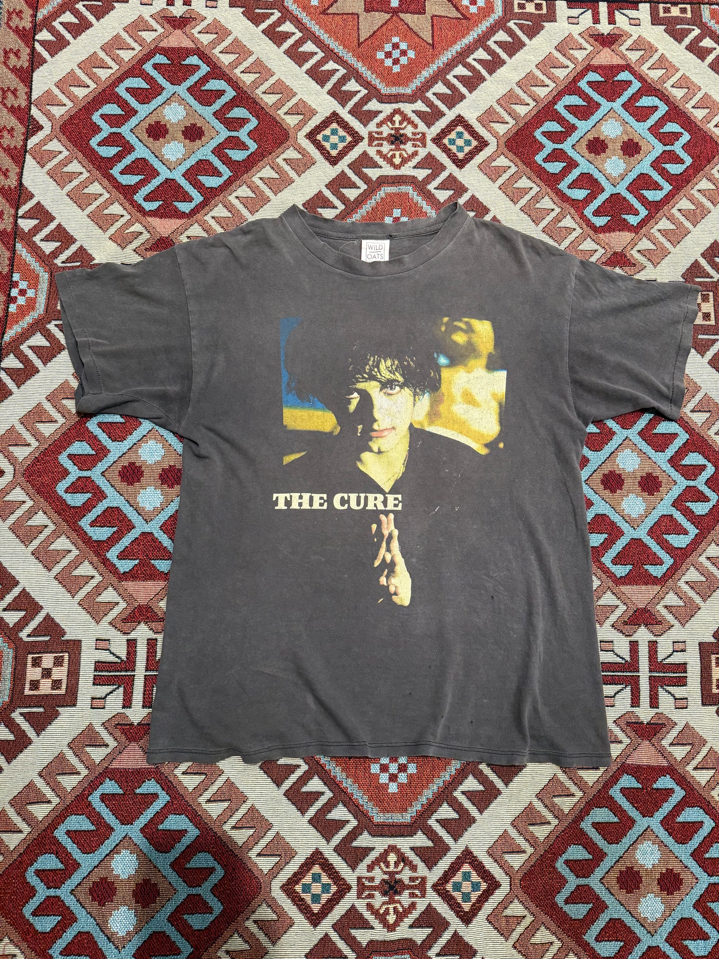 Vintage 1996 The Cure Mood Swings Tour Faded Tee ( Large )