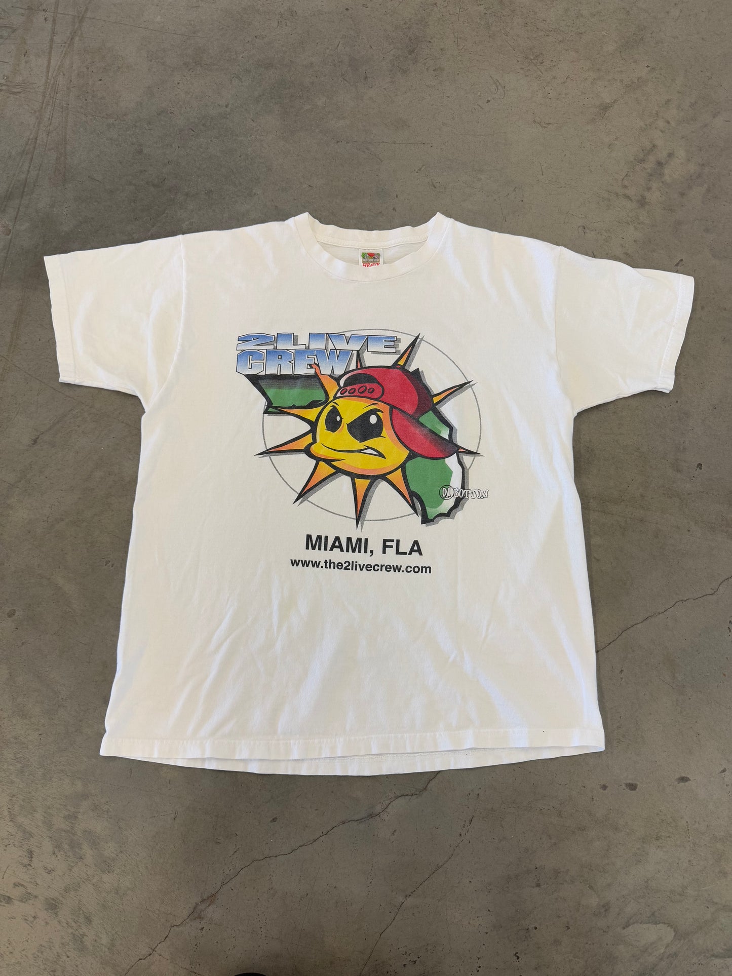 Vintage 2Live Crew Y-2-Nasty Tour Bootleg Rap Promo Tee ( XL )