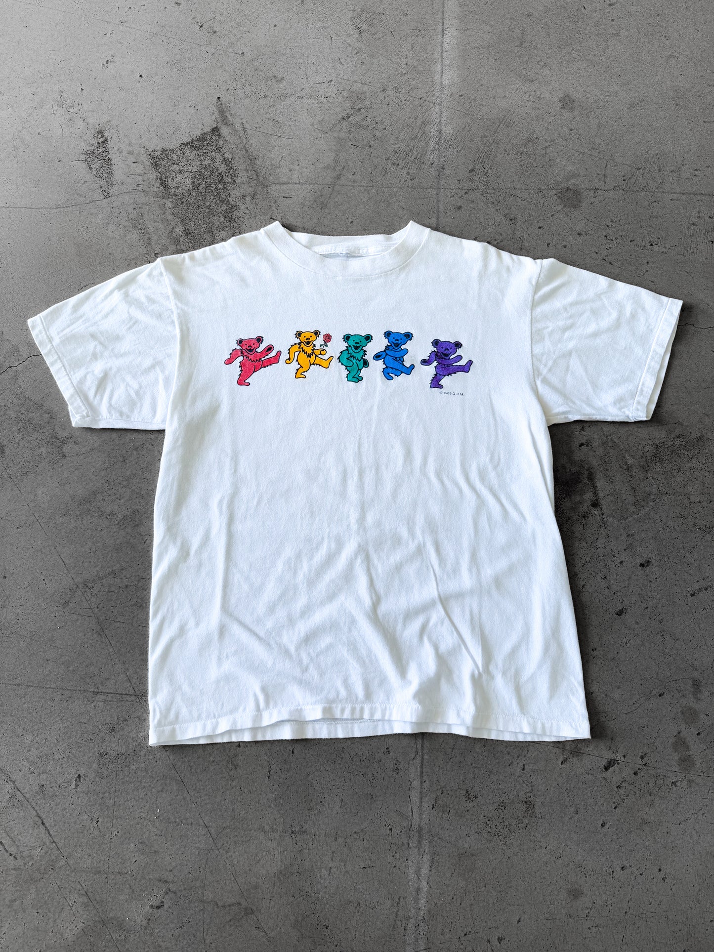 Vintage 1985 Grateful Dead Marching Bears Tee ( Large )