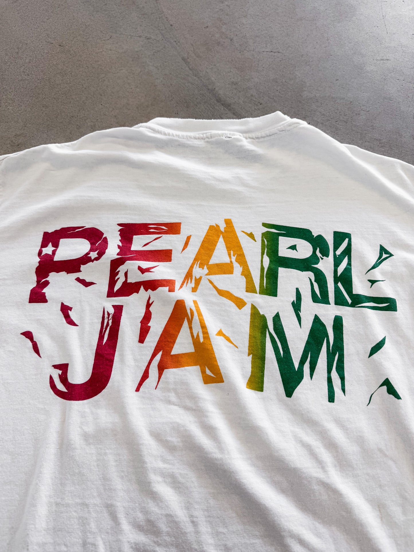 Vintage 90s Bad Religion x Pearl Jam Concert Bootleg Tee ( XL )