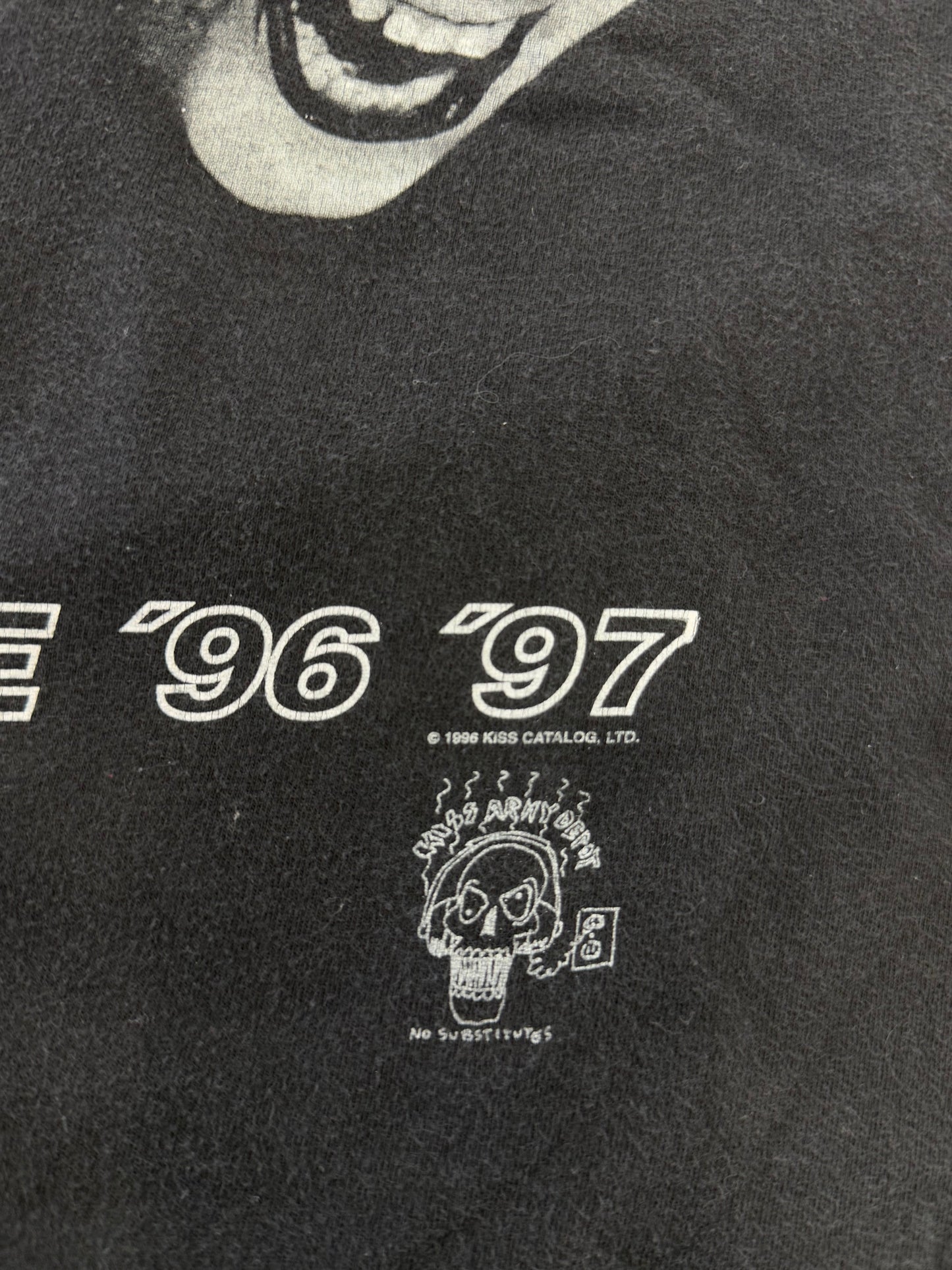 Vintage 1996 Alive Worldwide KISS Tour Tee ( XL )