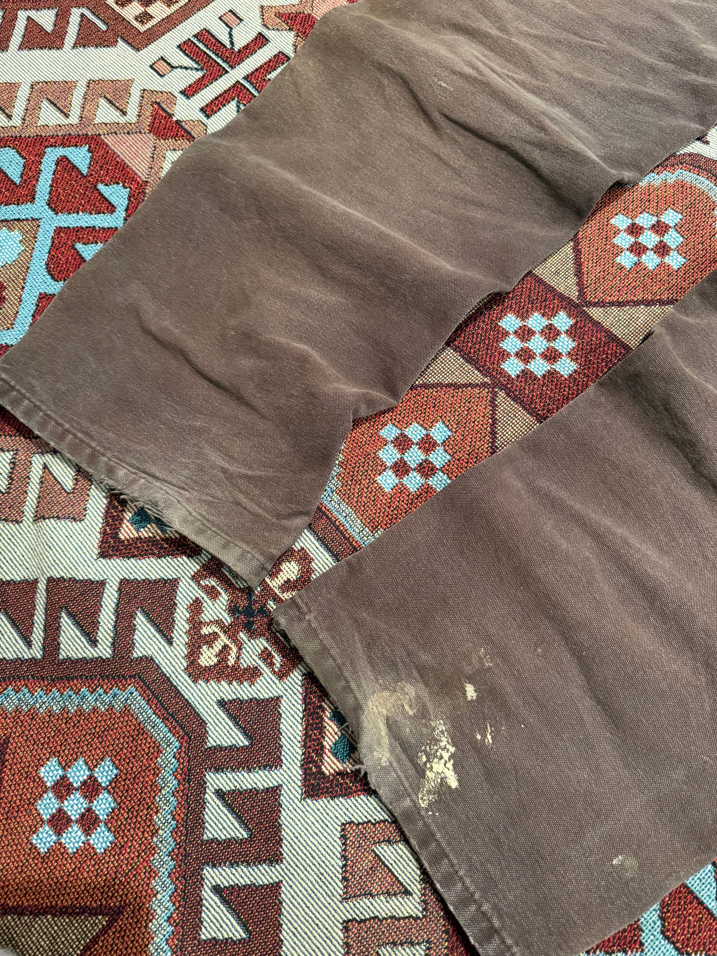 Vintage Carhattt Brown Distressed Double Knee Pants (32x34)