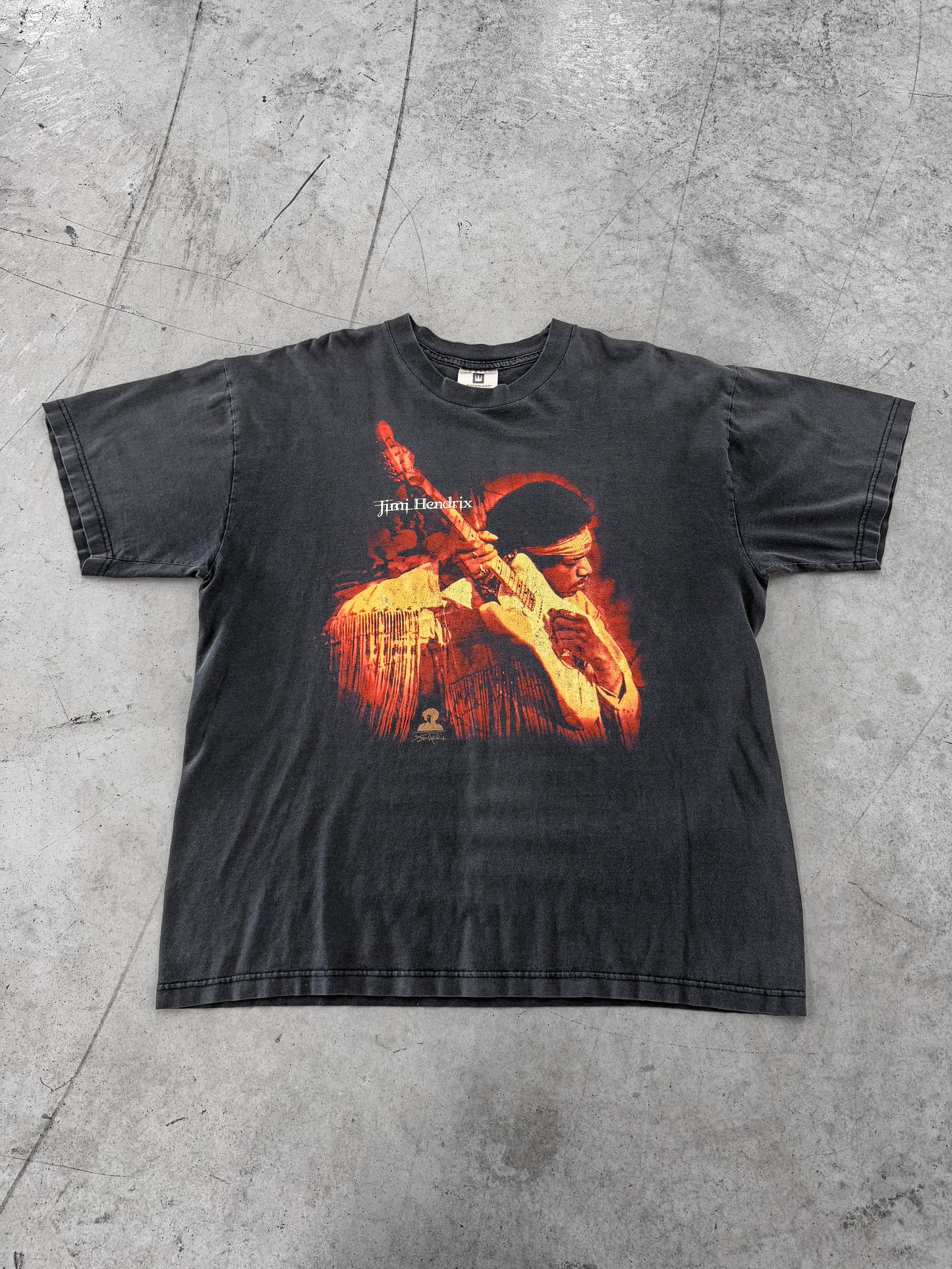 Vintage 1998 Jimmi Hendrix Faded Live At Wookstock Tee ( XL )