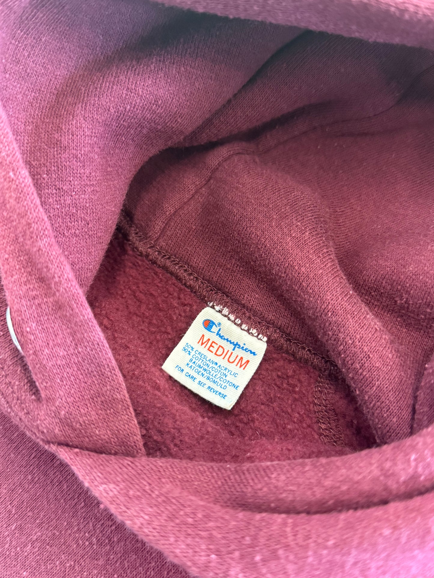 Vintage 8 0 s Harvard University Champion Hoodie ( Medium )