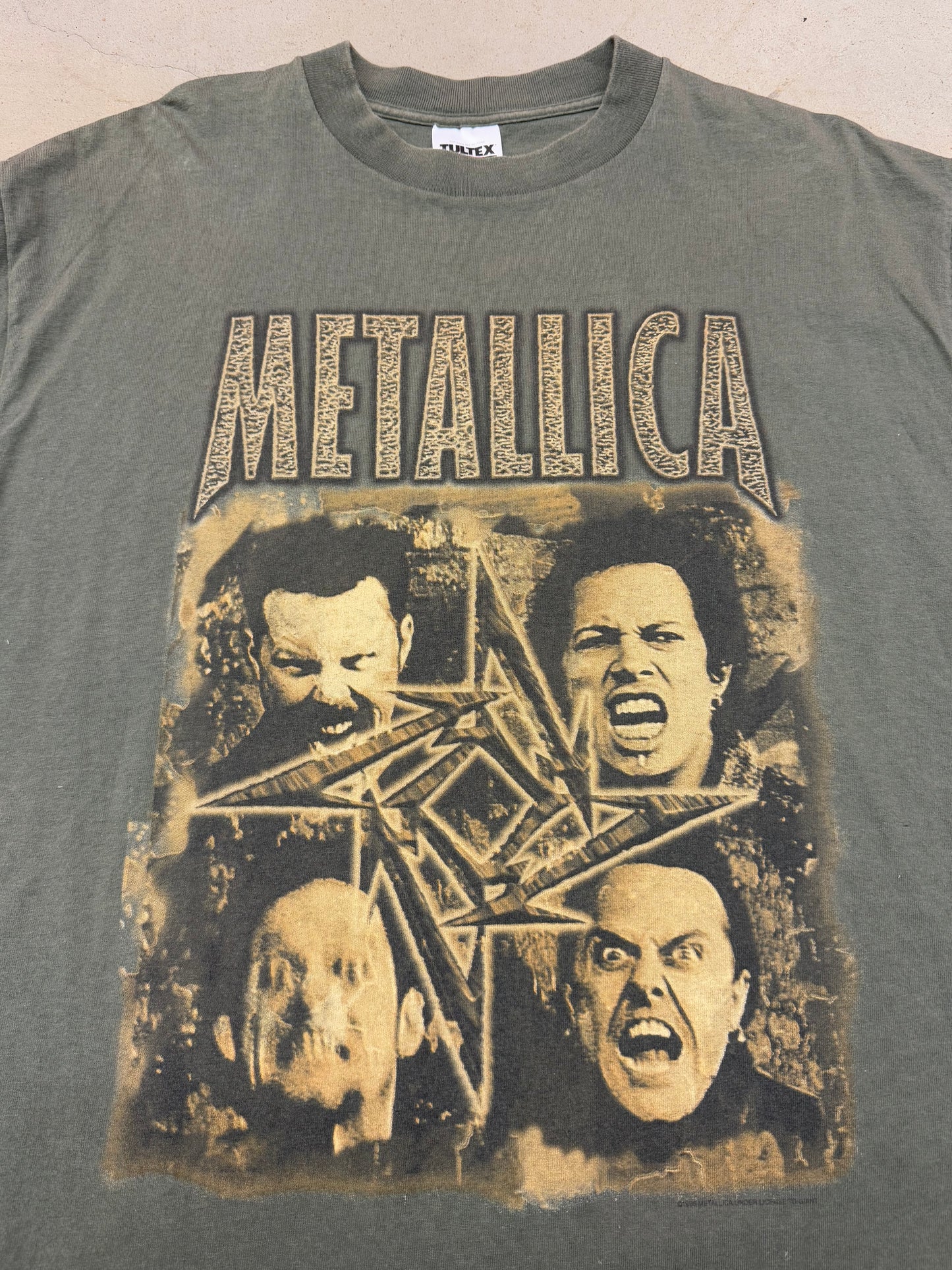 Vintage 1996’/1997’ Metallica “Poor Touring Me” Green Tee ( XL )