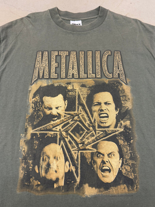 Vintage 1996’/1997’ Metallica “Poor Touring Me” Green Tee ( XL )