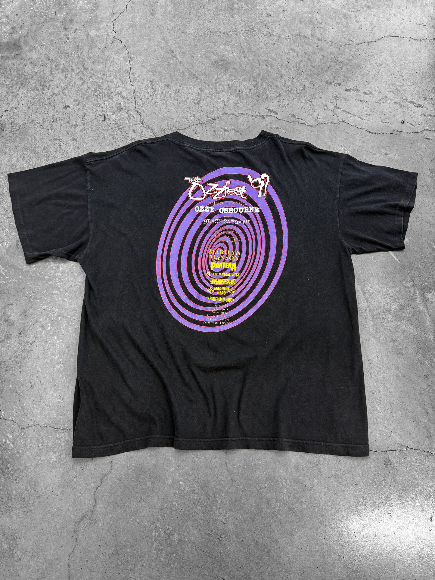 Vintage 1997 Ozzfest Puppet Concert Tee ( XXL )
