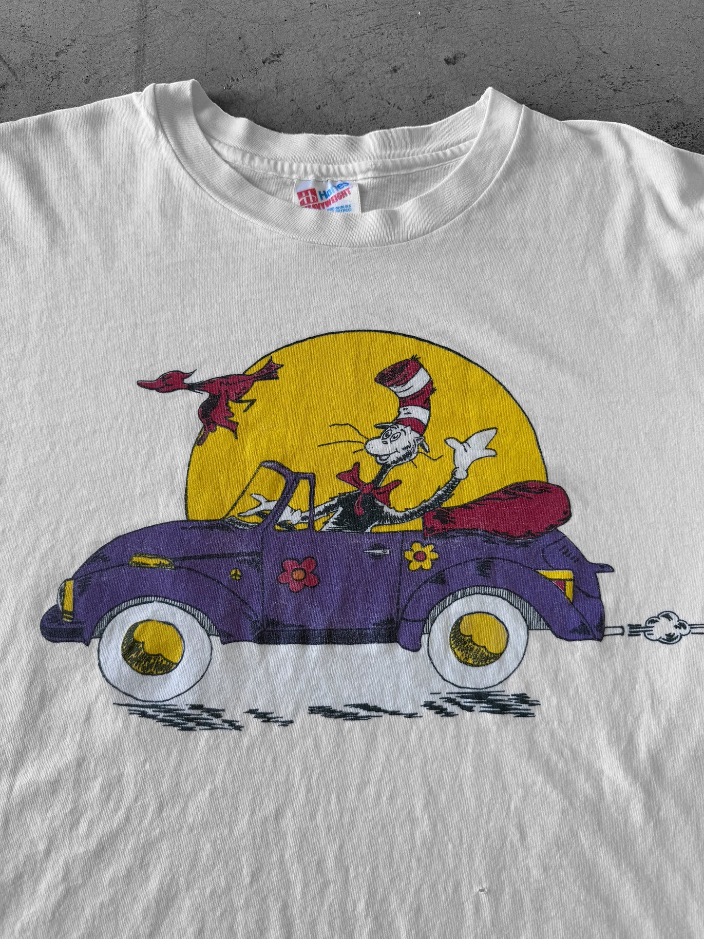 Vintage 90’s Cat In The Hat Grateful Dead Parody Tee ( Large )