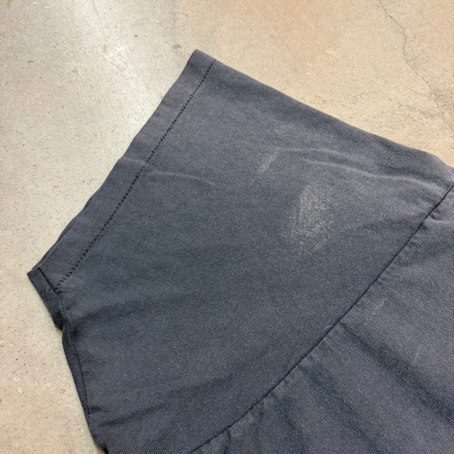 Vintage 1998 Alien UFO Faded Black Tee ( XXL )