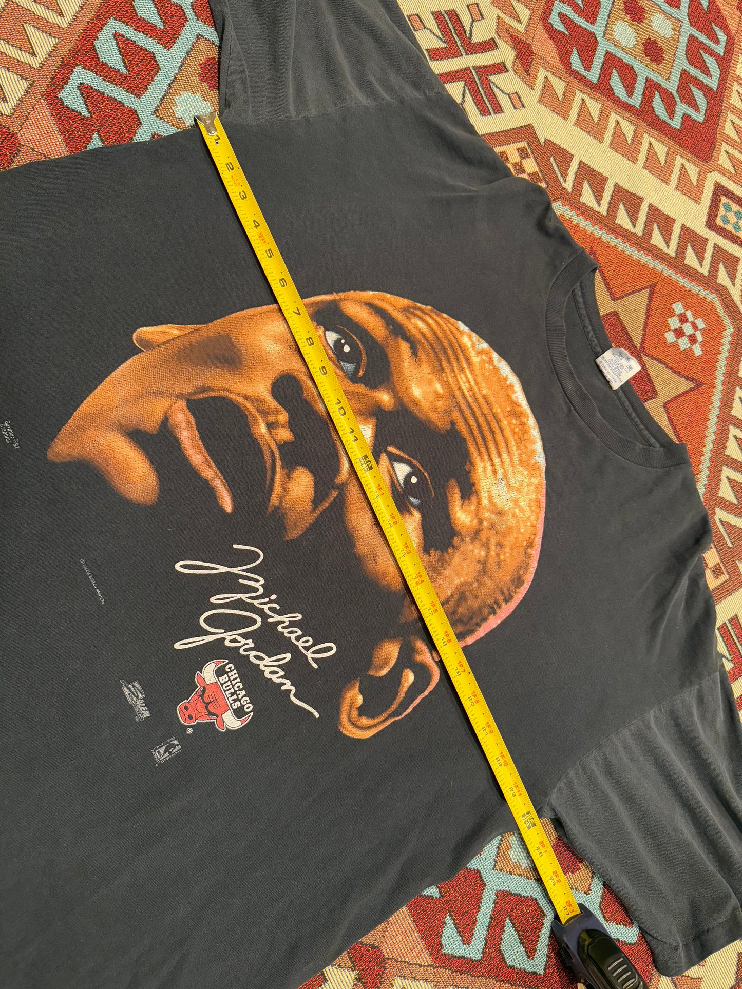 Vintage 1991 Micheal Jordan Big Face Salem Sportswear Tee ( XL )