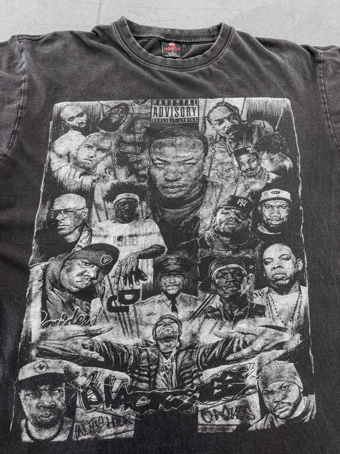 Vintage Early 2000s Hip Hop Rap Legends Tee ( Large )