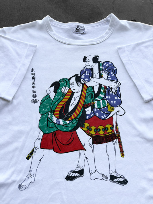 Vintage 80s / 90s Japanese Art Tee ( Medium )