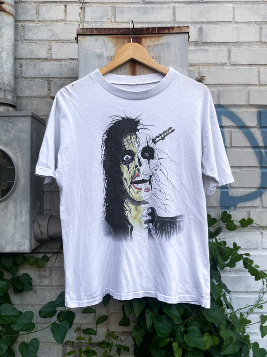 Vintage 1989 Alice Cooper Tee ( Large )