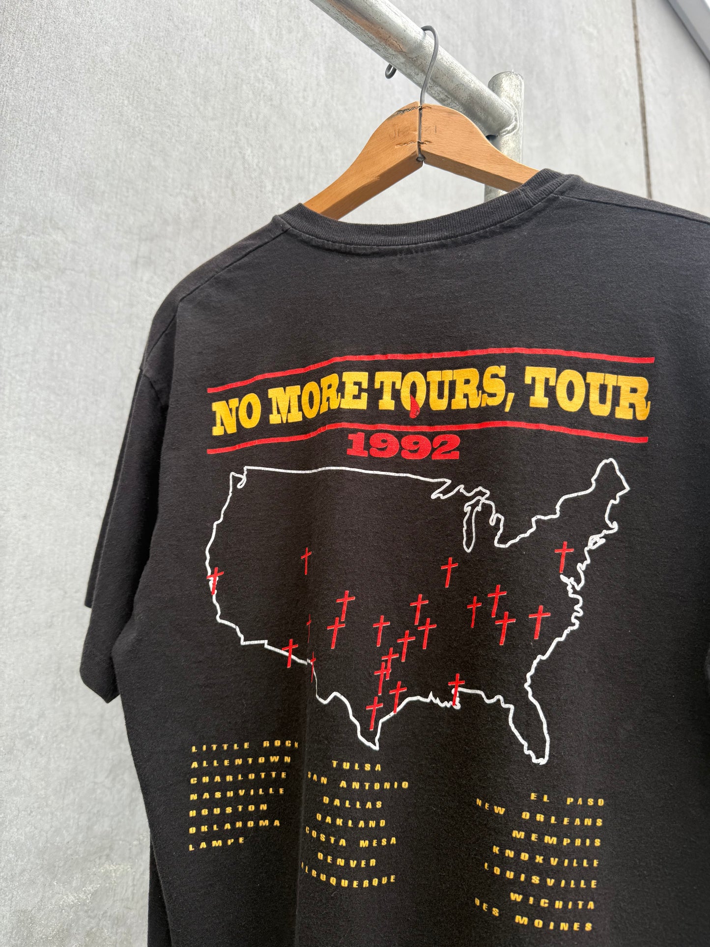 Vintage 1992 Ozzy Osbourne No More Tours Band Tee ( Medium )