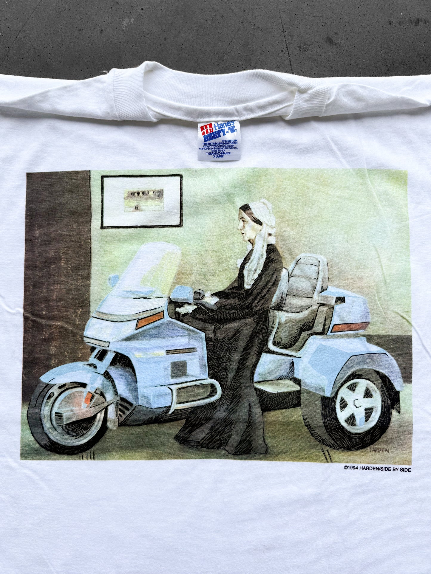 Vintage 1994 Honda Goldwing Trike Promo Art Tee