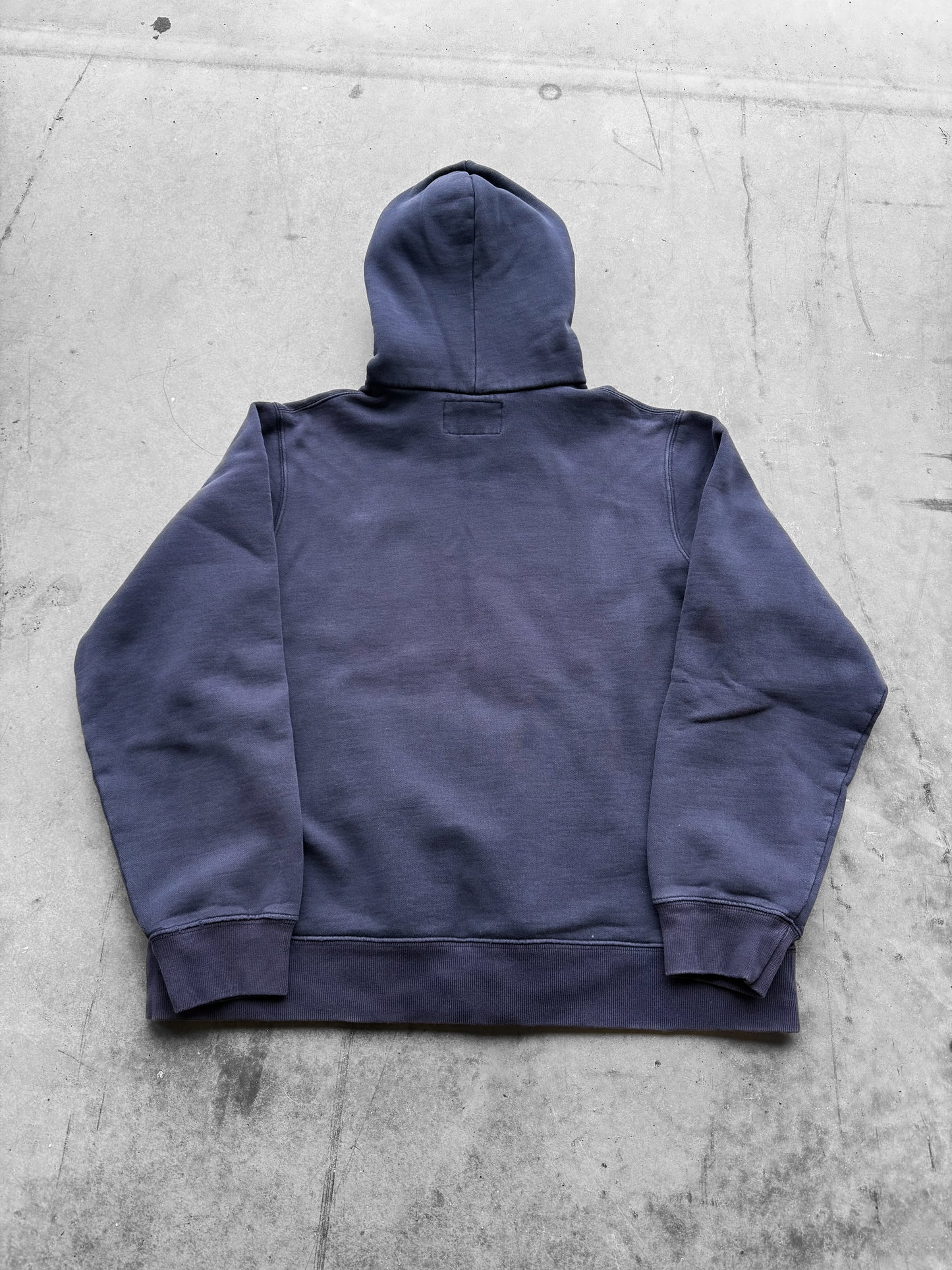 Vintage Y2K Abercrombie & Fitch Embroidered Navy Hoodie ( Medium )