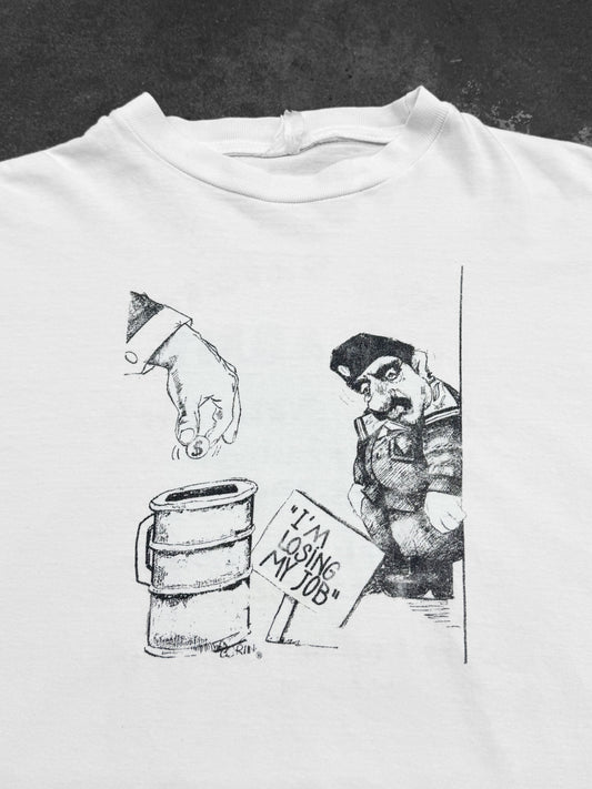 Vintage 1990s “Im Losing My Job” Art Tee ( Large )