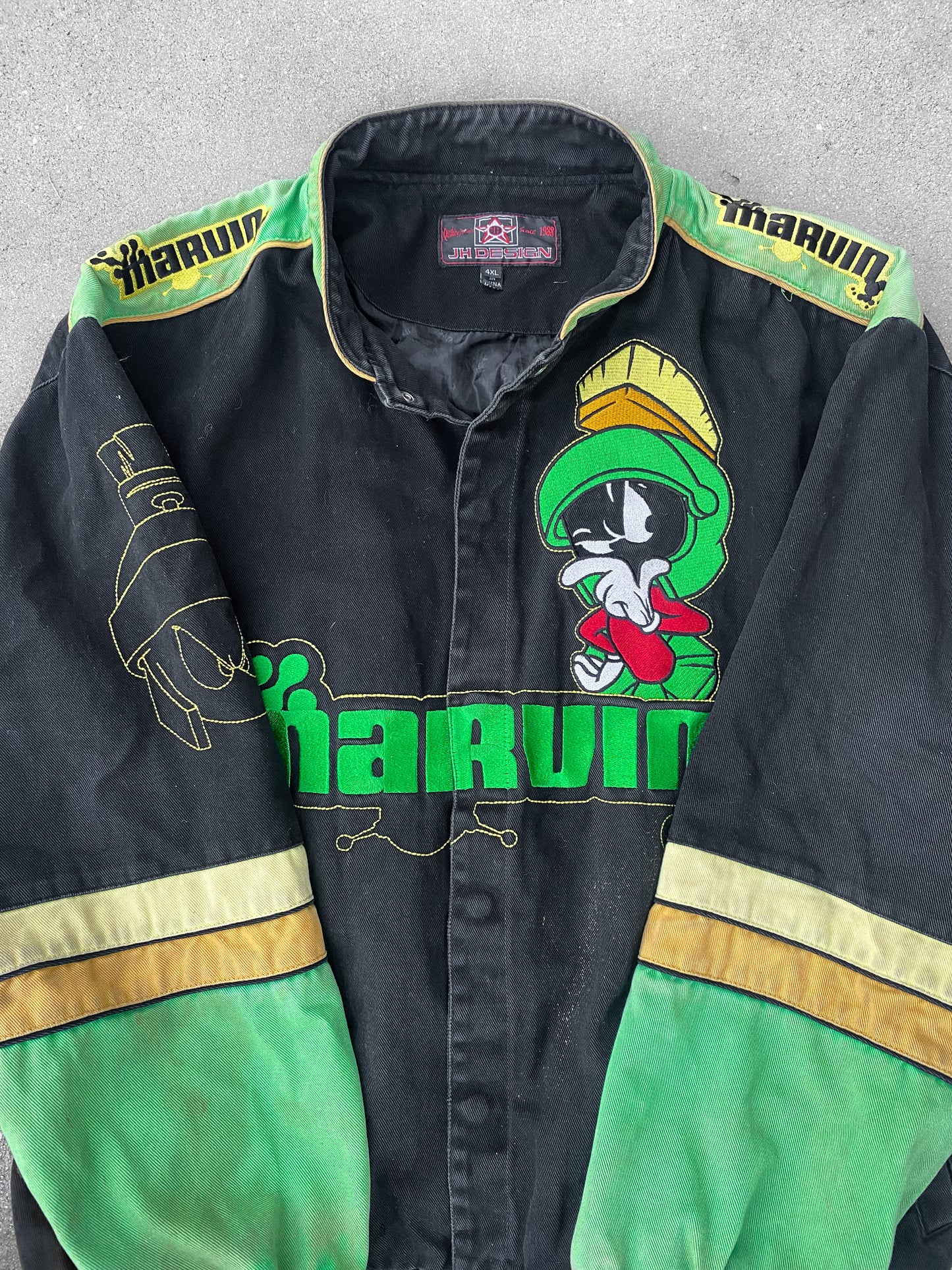 Vintage 90’s Marvin The Martian JH Designs Jacket ( XL / 2XL )