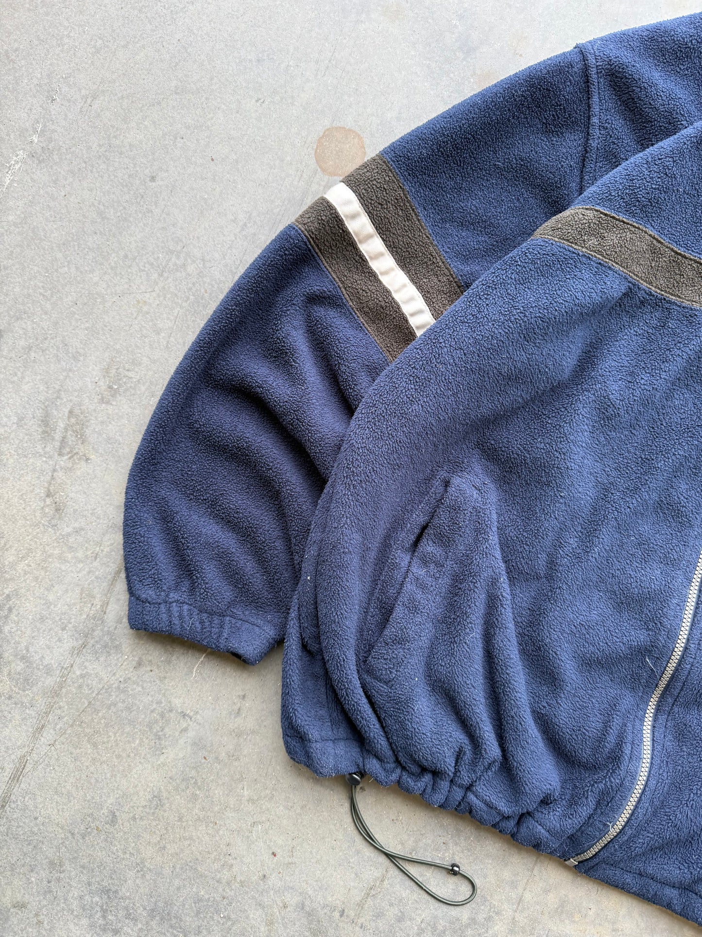 Vintage Early 2000s Aeropostale Aero Tec Zip Up Fleece ( XL )