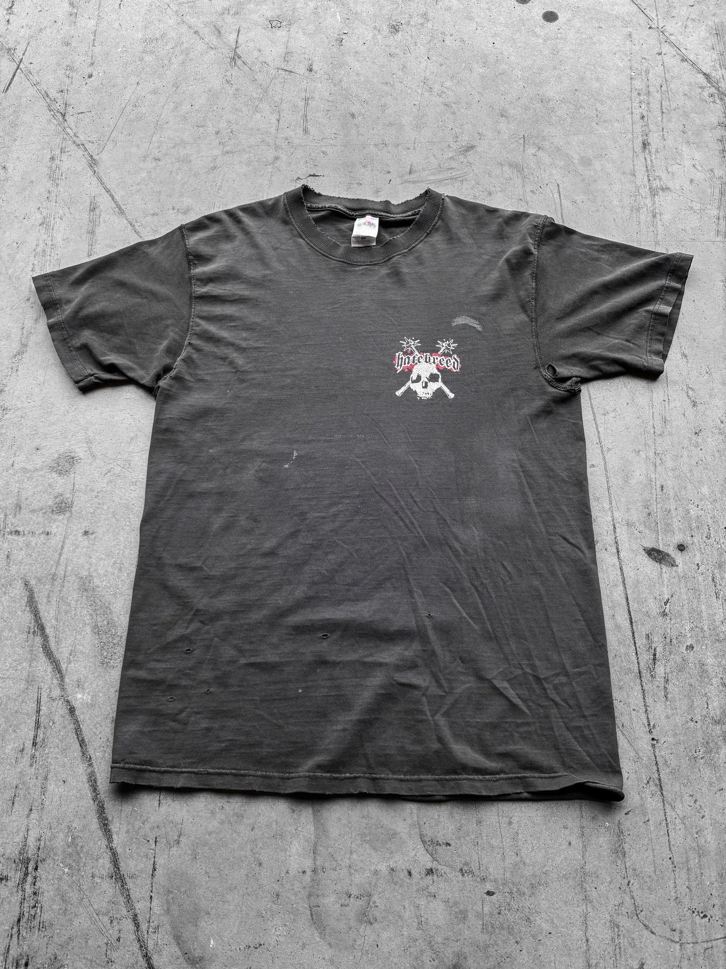 Vintage Y2K Hatebreed Band Distressed Band Tee ( Large )