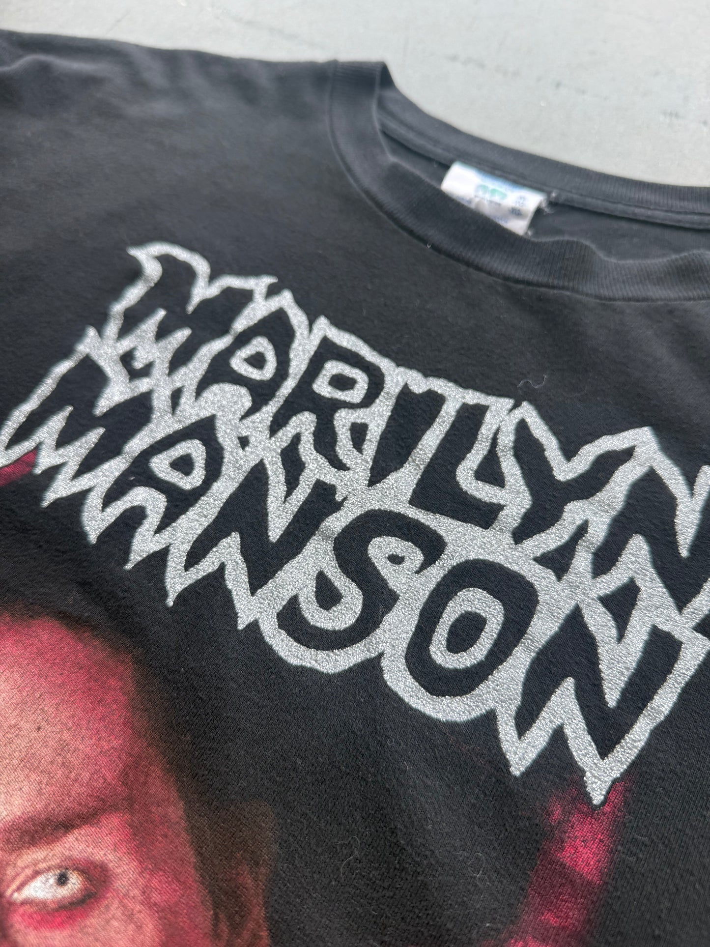 Vintage 1990s Marilyn Manson God Of Fuck Tee ( XL )